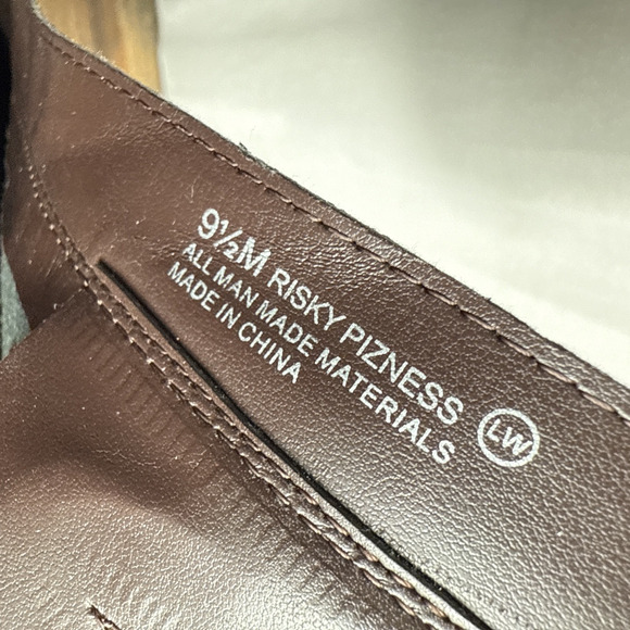 Aerosoles Tall Boots Size 9.5 Dark Brown Faux Leather Knee High Full Zip Styled - Picture 9 of 9